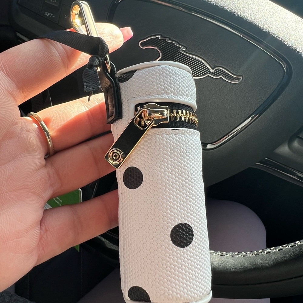 Kate spade x Target -lipstick holder keychain